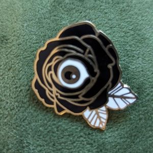 Enamel rose pin